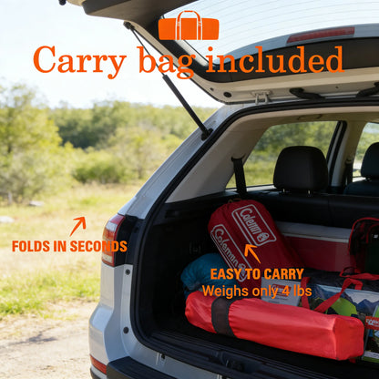 Mesh Camping Chair with Adjustable Arms, Cup Holder & Bag