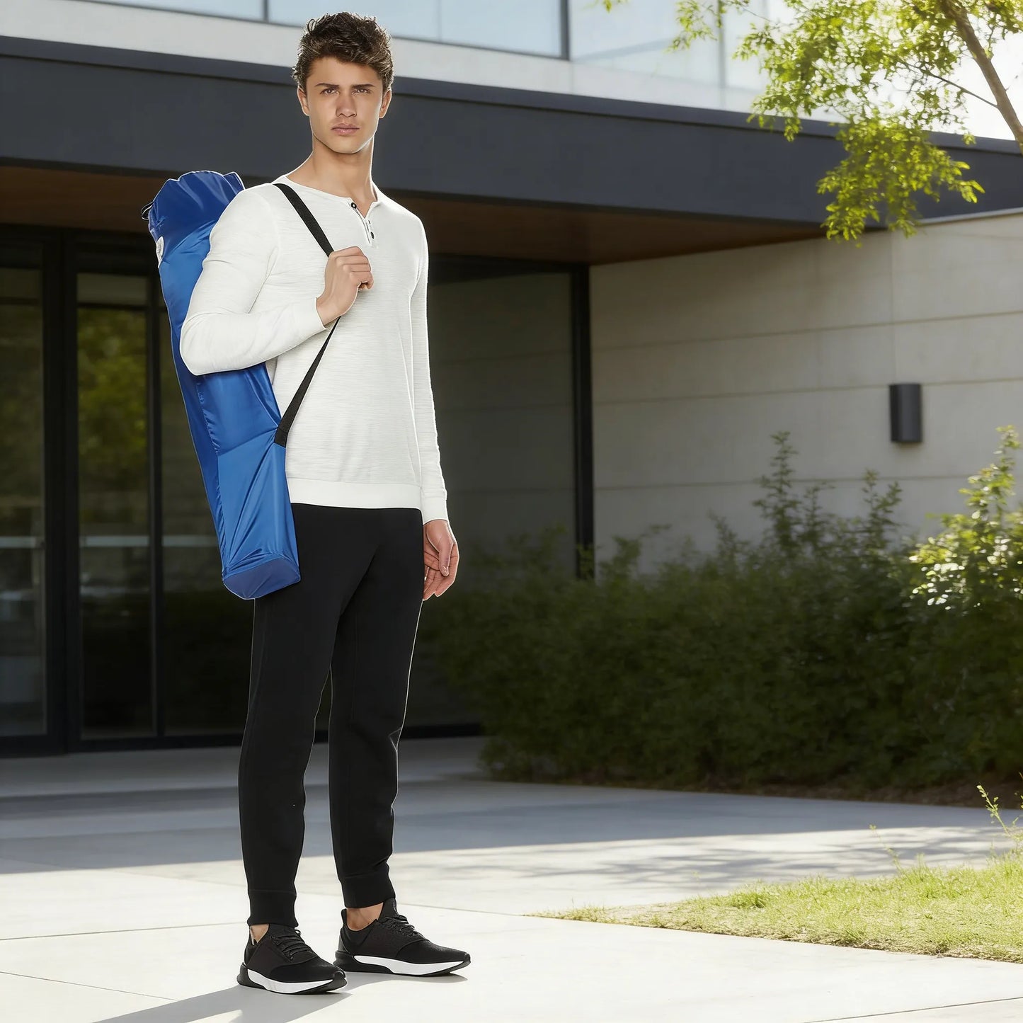 Folding Outdoor Chair, Sturdy Steel Frame with Good Weight Capacity, Easy to Carry